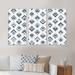 Latitude Run® Grey & Black Diamond Geometrics - Patterned Framed Canvas Wall Art Set Of 3 Canvas, Wood in White | 28 H x 36 W x 1 D in | Wayfair