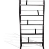 Rebrilliant Wire Rack Media Storage Wood/Manufactured Wood in Brown | 41 H x 21.5 W x 10 D in | Wayfair EFB5FC878D5247ECB83A5937195D6CEE