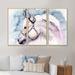 The Holiday Aisle® a Horse w/ a Snow Mane w/ Bells - 3 Piece Floater Frame Print on Canvas Metal in White | 32 H x 48 W x 1 D in | Wayfair