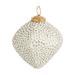 The Holiday Aisle® Trimmings Holiday Shaped Ornament Glass in White/Yellow | 3.75 H x 4 W x 4 D in | Wayfair 13358EB9F25B48928506BFBE307EEF53