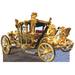 Wet Paint Printing Queen Elizabeth Gold Stage Coach Carriage Jubilee Cardboard Standup | 72 H x 47 W x 5 D in | Wayfair H10229