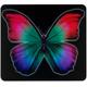 Herd-Abdeckplatte WENKO "Butterfly by Night" Herdabdeckplatten Gr. B/H/L: 56 cm x 1,8 cm x 50 cm, bunt (schwarz, blau, rot, grün) Küchendekoration