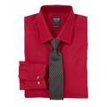 Businesshemd OLYMP "Level Five body fit" Gr. 42, N-Gr, rot Herren Hemden Langarm formbeständig durch Elasthan