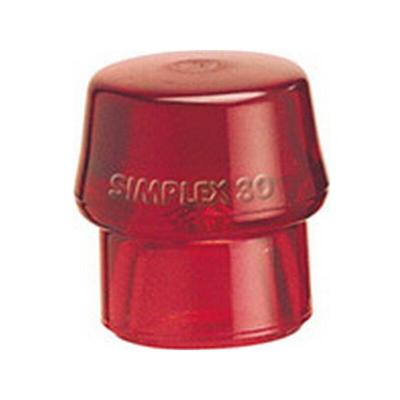 Halder Norm+technik - Tassello in plastica per mazza simplex rosso