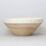 Artissance 16"W Round White Porcelain Vintage Style Ceramic Bowl, Decorative Storage Bowl for Home Decor (Color Vary)