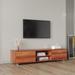 Walnut TV Stand for 70 Inch TV Stands,Media Console Entertainment Center Television Table,