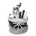 Curata Disney Showcase Steamboat Willie Black and White Mickey Musical Figurine