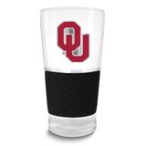 Collegiate University of Oklahoma Score 22 Oz. Pint Glass with Silicone Grip - Multi-Color