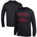 Men's Champion Black Texas Tech Red Raiders Softball Icon Long Sleeve T-Shirt