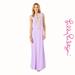 Lilly Pulitzer Dresses | Lilly Pulitzer Jane Maxi Dress (Lilac) | Color: Gold/Purple | Size: 00