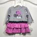 Disney Matching Sets | Girls Disney Dress & Romper With Minnie Mouse Nwt | Color: Gray/Pink | Size: 0-3mb