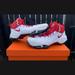 Nike Shoes | Men’s Nike Force Savage Pro Shark Rubber Football Cleats White Red New | Color: Red/White | Size: Various