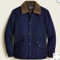 J. Crew Jackets & Coats | J Crew Sherpa Jacket | Color: Blue | Size: S