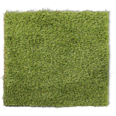 Platzset, grün, B:33,00cm H:18,00mm L:33,00cm, PRIMAFLOR-IDEEN IN TEXTIL, Platzsets, Deko-Matte in Gras-Optik, Größe 33x33 cm Image