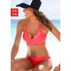 Triangel-Bikini VENICE BEACH Gr. 42, Cup C/D, rot (coral) Damen Bikini-Sets Ocean Blue