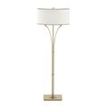 Hubbardton Forge Formae 58" Floor Lamp, Steel in White/Yellow/Brown | 58.1 H x 19.5 W x 13.5 D in | Wayfair 232720-1157