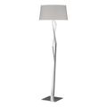 Hubbardton Forge Facet 66" Novelty Floor Lamp, Steel in Gray/White/Brown | 65.9 H x 11.25 W x 11.25 D in | Wayfair 232850-1034