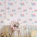 Zoomie Kids Childlike Rainbow Snails 8.5' L x 24" W Peel & Stick Wallpaper Roll Vinyl, Latex in White | 24 W in | Wayfair