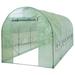 Arlmont & Co. Kedrum 7' W x 15' D Hobby Greenhouse Polyethylene Film/Steel in Gray/Indigo | 180 W x 84 D in | Wayfair