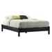 Ebern Designs Full Size Contemporary Platform Bed In Grey Black Wood Finish Wood in Black/Brown | Wayfair 68F0CD2A1E9C4642997F9FE363566CAE