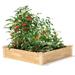 Arlmont & Co. Kassy Pine Raised Garden Bed Wood in Brown | 48 W x 48 D in | Wayfair CBC1A15BC8754DEDB4F74268EDC0AB99