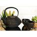 Bungalow Rose Tea Set for 2 People Cast Iron in Brown/Gray | 6.5 H x 6.5 W x 5.5 D in | Wayfair B7D782E8BC354D93A28CB229DA6180FB