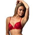 After Eden Gel Bra In Lace red 34DD