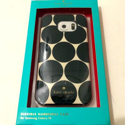 Kate Spade Cell Phones & Accessories | Kate Spade Polka Dot Samsung Galaxy S6 Phone Case New In Box | Color: Black/White | Size: Galaxy S6