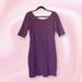 Free People Dresses | Free People Open Scoop Back Bodycon Dress Purple Large | Color: Purple | Size: L