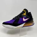 Nike Shoes | Nike Lebron 18 Low Acg Terra Purple Black White Mens 9 1/2 S1195-2005 | Color: Black/Purple | Size: 9.5