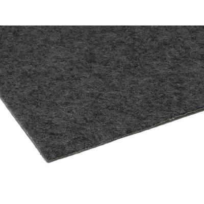 Läufer "PODIUM, Made in Belgium", grau (anthrazit), B:200cm H:2,6mm L:2200cm, Polypropylen (PP), PRIMAFLOR-IDEEN IN TEXTIL, Teppiche, Breite 200 cm, Nadelfilz, Uni-Farben, ideal für Veranstaltungen Image
