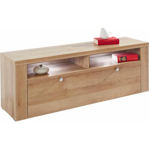 „Lowboard HELVETIA „“Larona““ Sideboards braun (eichefarben riviera) Lowboards Breite 140 cm“