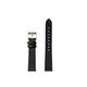 NIXON Pineapple BA002-000-00 Black Vegan Pineapple Leather Watch Strap with Stainless Steel Clasp and Loop, black, 16mm