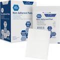 MED PRIDE Sterile Non-Adherent Pads| 100-Pack, | Non-Adhesive Wound Dressing| Highly Absorbent & Non-Stick, Painless Removal-Switch| Individually Wrapped for Extra Protection 3'' x 4''