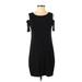 White House Black Market Casual Dress: Black Solid Dresses - Women's Size X-Small