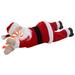 Mr. Christmas 19.3" Animated Sleeping Santa Plastic | 7.3 H x 19.25 W x 7.5 D in | Wayfair 30762