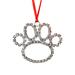 The Holiday Aisle® Dog Paw Ornament Crystal | 2.4 H x 2.6 W x 0.16 D in | Wayfair 9E02CD406607426196BD059DB360A562