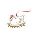 The Holiday Aisle® Rhinestone Chicken on Nest Holiday Ornament or Wall or Room Decor Crystal | 3.5 H x 4.8 W x 0.16 D in | Wayfair