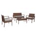 Temptation Collection Conversation set. Brown Color - 4