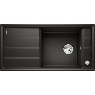 Granitspüle BLANCO "FARON XL 6 S", schwarz, B:50cm H:20cm T:100cm, Verbundwerkstoff, Küchenspülen, erhältlich in mehreren Farben