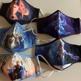 Disney Accessories | Frozen Face Masks | Color: Blue/Purple | Size: Os