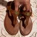 Michael Kors Shoes | Michael Kors Plate Sandal | Color: Brown/Tan | Size: 6
