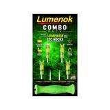 Lumenok Lighted Crossbow Nock Bolt Ends Gold Tip Crescent Combo Pack Green GTC4G Combo