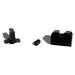 Angry Bear Arms Sig P320 Tall Profile Blank Pistol Sights Black ABA703