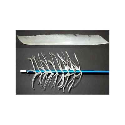 Trueflight Spiral Wrap Flu-Flu Feathers RW White 100 pk. 17001