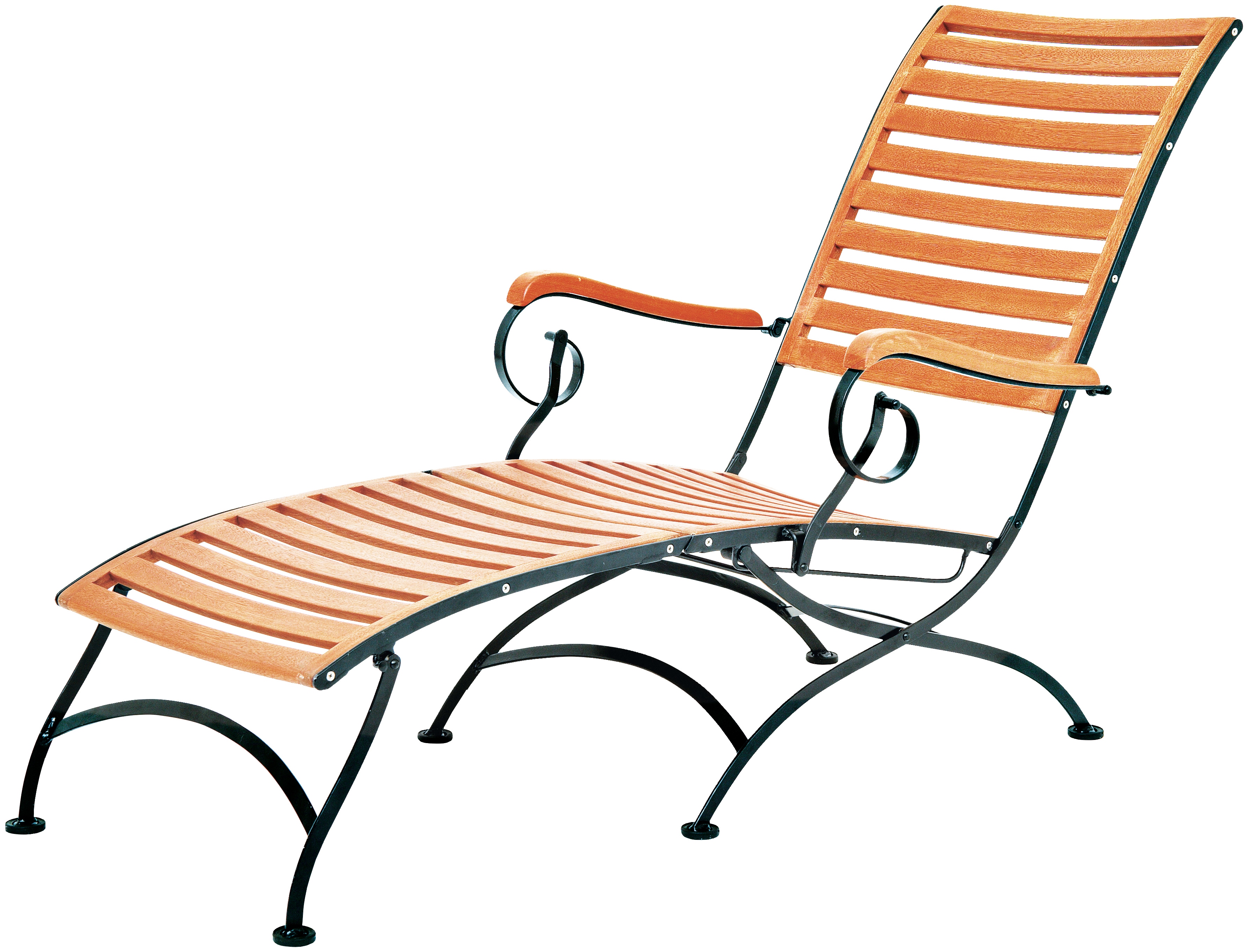 Gartenliege MERXX, braun (natur, schwarz, anthrazit), Gartenliegen, Eukalyptus, klappbar, braun