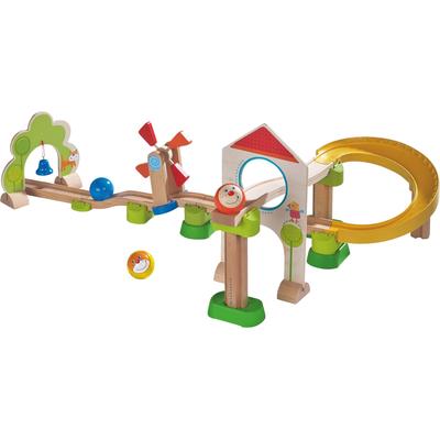 Kugelbahn-Bausatz HABA "Kullerbü - Windradbahn" Kugelbahnen bunt Kinder Bausteine Bausätze Made in Germany