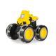 Transformers Bumblebee Monster Treads Lightning Wheels Spielzeug | Leuchtendes Monster Truck Spielzeug mit Neonrädern | Gelbes Spielzeug für Kinder, Jungen und Mädchen ab 3, 4, 5+ Jahren