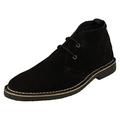 Ben Sherman Mens Desert Boots Logon Mod - Black Suede - UK Size 9 - EU 43 - US Size 10