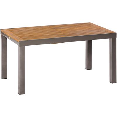 Gartentisch MERXX "Santorin", beige (akaziefarben, beige), B:200cm H:74cm T:90cm, Tische, 200x90 cm, Topseller Image
